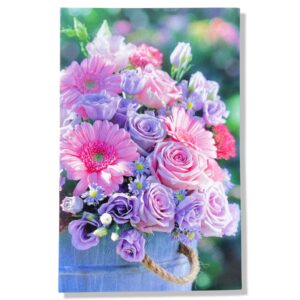10 Wenskaarten Blanco Bloemen | 11x17cm | incl. Envelop | BL1.1.5