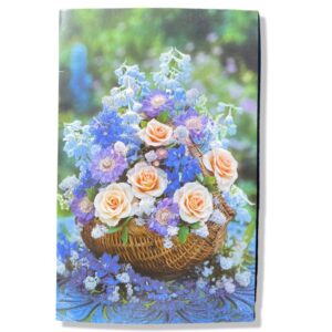 10 Wenskaarten Blanco Bloemen | 11x17cm | incl. Envelop | BL1.4.6