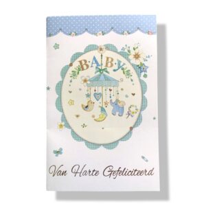 10 Wenskaarten | Geboorte | 11x17cm | incl. Envelop | GEB11.1.6
