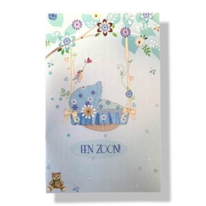 10 Wenskaarten | Geboorte | Zoon | 11x17cm | incl. Envelop | GEB11.2.10