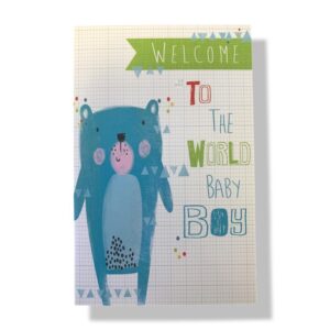 10 Wenskaarten | Geboorte | Zoon | 11x17cm | incl. Envelop | GEB11.3.1