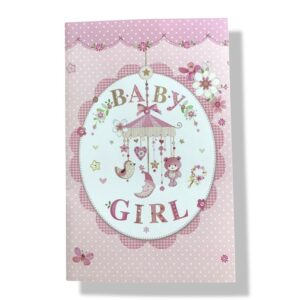10 Wenskaarten | Geboorte | Dochter | 11x17cm | incl. Envelop | GEB12.1.8