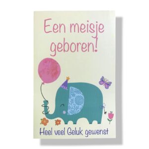 10 Wenskaarten | Geboorte | Dochter | 11x17cm | incl. Envelop | GEB12.1.9