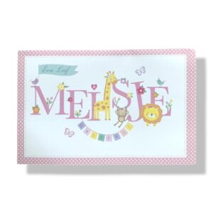 10 Wenskaarten | Geboorte | Dochter | 11x17cm | incl. Envelop | GEB12.2.1