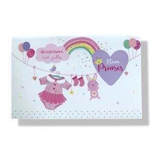10 Wenskaarten | Geboorte | Dochter | 11x17cm | incl. Envelop | GEB12.2.2