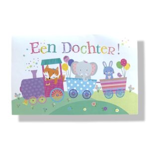 10 Wenskaarten | Geboorte | Dochter | 11x17cm | incl. Envelop | GEB12.2.3