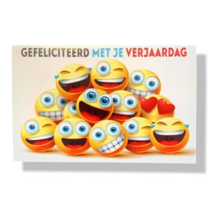 10 Wenskaarten | Hartelijk gefeliciteerd | 11x17cm | incl. Envelop | HG14.4.6