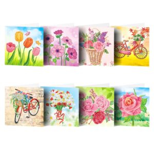 8 Diamond Painting kaarten | 8 DP ASS 004