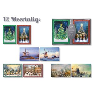 40 Kerstdozen Populair - Meertalig / 5 talen - 4 x 10 dozen