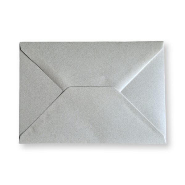 C6 enveloppen metallic crème