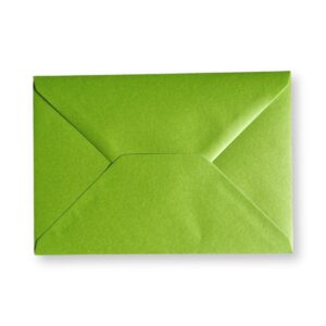C6 Enveloppen Metallic Lime