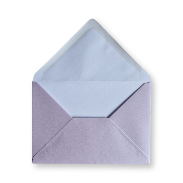 C6 Oud roze metallic enveloppen