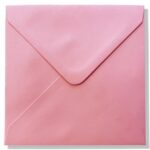 Vierkante envelop Roze