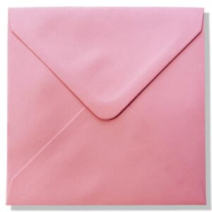 Vierkante envelop Roze