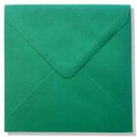 Vierkante envelop Kerstgroen