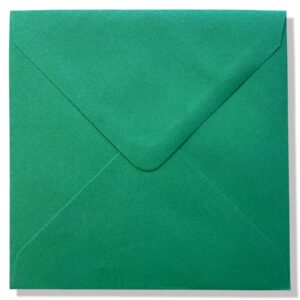 Vierkante envelop Kerstgroen