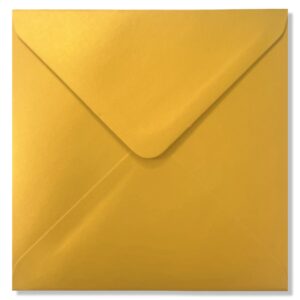 Vierkante envelop Goud