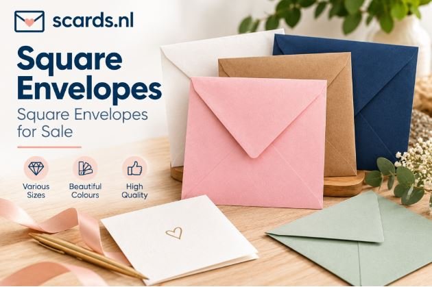 vierkante enveloppen